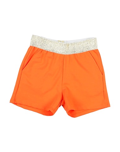 LE VOLIÈRE Shorts & Bermuda Orange 95% Cotton, 5% Elastane