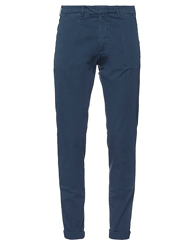 BRIGLIA 1949 Casual pants Midnight blue 97% Cotton, 3% Elastane