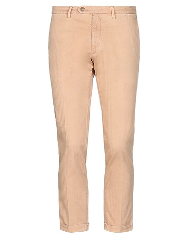 MICHAEL COAL Casual trouser Beige 98% Cotton, 2% Elastane