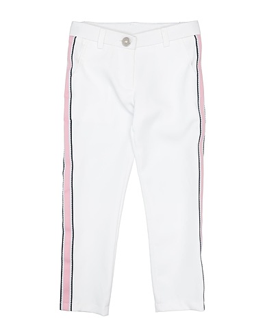 MISS LULÙ Pantalone Bianco 100% Poliestere