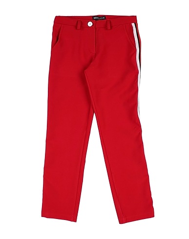 MISS LULÙ Casual trouser Red 100% Polyester