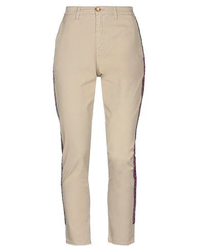 P_JEAN Casual trouser Beige 100% Cotton