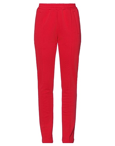 DONDUP Casual pants Red 88% Cotton, 12% Polyester