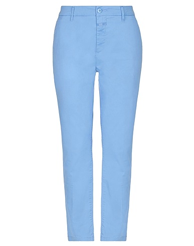 CLOSED Casual pants Sky blue 97% Cotton, 3% Elastane