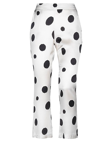MANILA GRACE Casual pants Ivory 100% Viscose