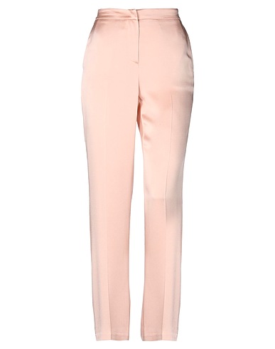 TWINSET Pantalone Rosa 71% Acetato, 29% Viscosa, Madreperla