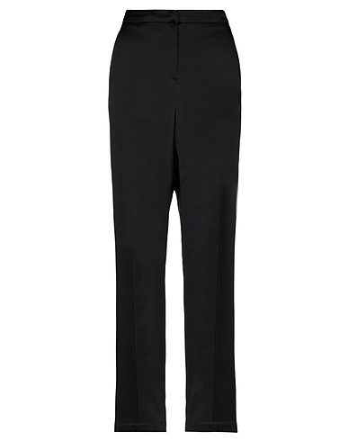 TWINSET Hosen Schwarz 71% Acetat, 29% Viskose, Perlmutt