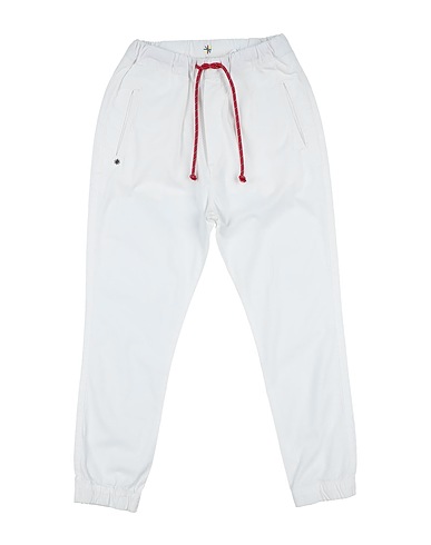 MANUEL RITZ Pantalone Bianco 97% Cotone, 3% Elastan