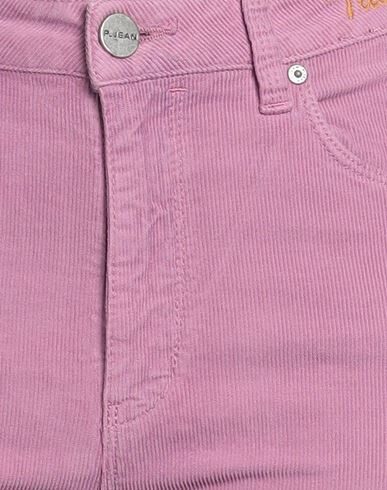 Shop P_jean Woman Pants Mauve Size 27 Cotton, Elastane In Purple