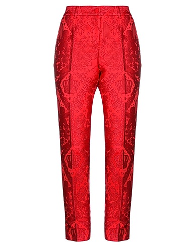 DOLCE&GABBANA Casual pants Red 100% Polyester