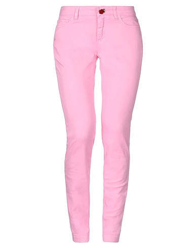 DOLCE&GABBANA Denim trousers Pink 98% Cotton, 2% Elastane