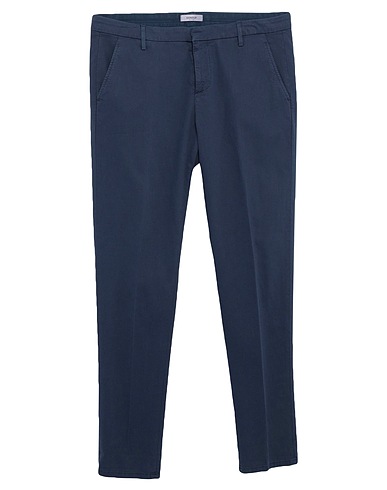 DONDUP BOTTOMWEAR Midnight blue 63% Cotton, 34% Lyocell, 3% Elastane