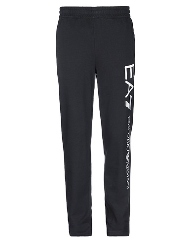 EA7 Hosen Schwarz 100% Baumwolle