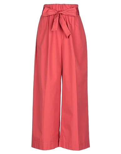 FORTE_FORTE Casual trouser Coral 100% Cotton