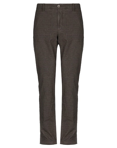 INCOTEX Casual trouser Chocolate brown 98% Cotton, 2% Elastane