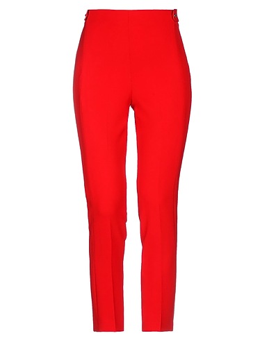 HANITA Casual trouser Red 91% Polyester, 9% Elastane