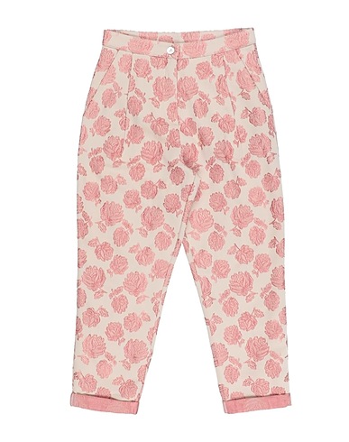 CAFFÉ D'ORZO Casual trouser Pink 48% Acetate, 45% Cotton, 5% Polyamide, 2% Elastane