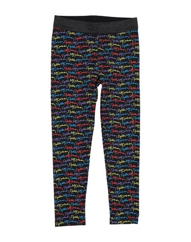 Stella Mccartney Girl's Scribble Logo Print Leggings In Black