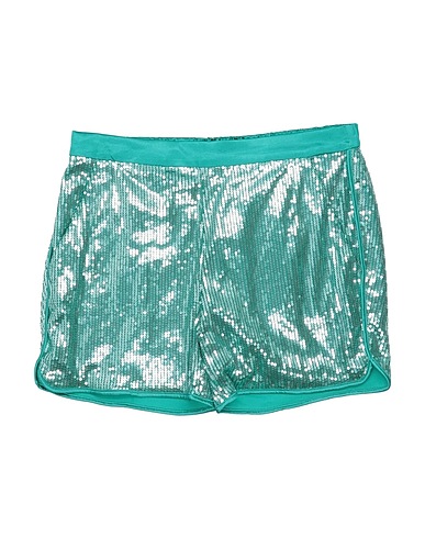 PINKO UP Shorts & Bermuda Green 100% Polyester, Cotton, Polyamide