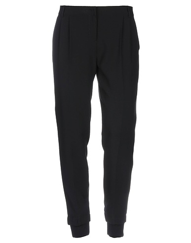 LOVE MOSCHINO Casual trouser Black 65% Polyester, 32% Viscose, 3% Elastane
