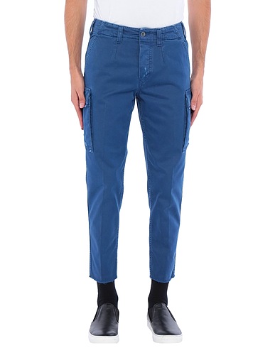 DON THE FULLER Casual pants Blue 100% Cotton