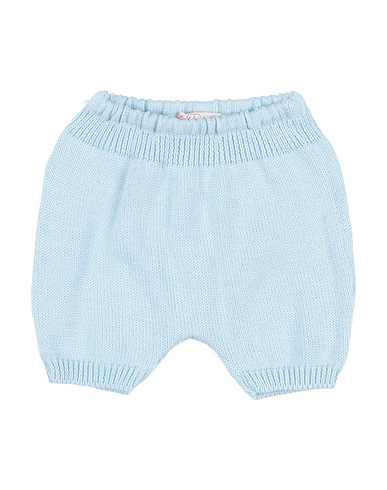 SCALDACUORE Casual trouser Sky blue 100% Cotton