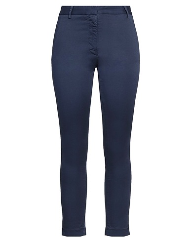 MERCI ITALIA Casual trouser Midnight blue 97% Cotton, 3% Elastane