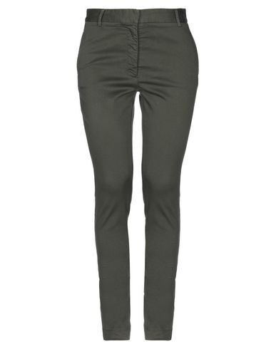 Merci .., Woman Pants Military Green Size 6 Cotton, Elastane