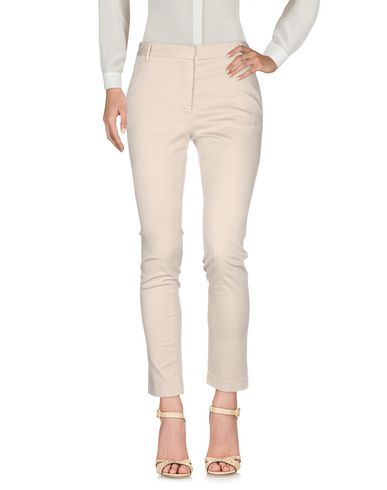 Shop Merci Italia Woman Pants Beige Size 4 Cotton, Elastane