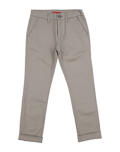 PAOLO PECORA Casual trouser Beige 98% Cotton, 2% Elastane