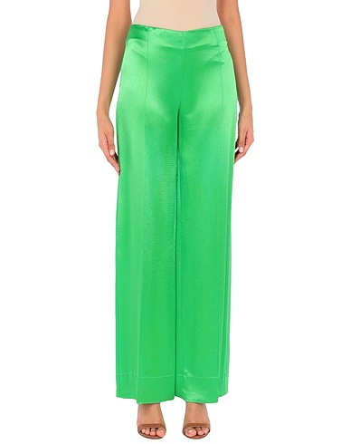 ERIKA CAVALLINI Pantalone Verde 100% Viscosa