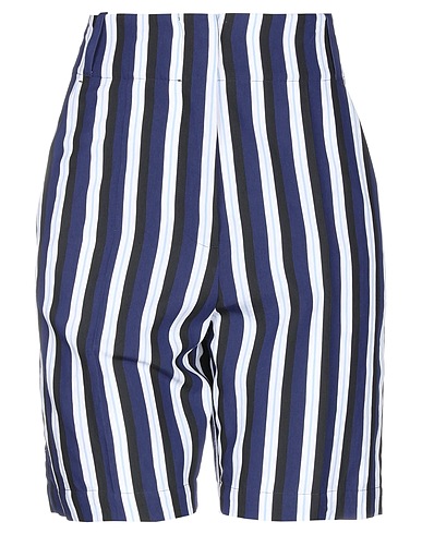 SPORTMAX CODE Shorts & Bermuda Midnight blue 88% Viscose, 12% Polyamide