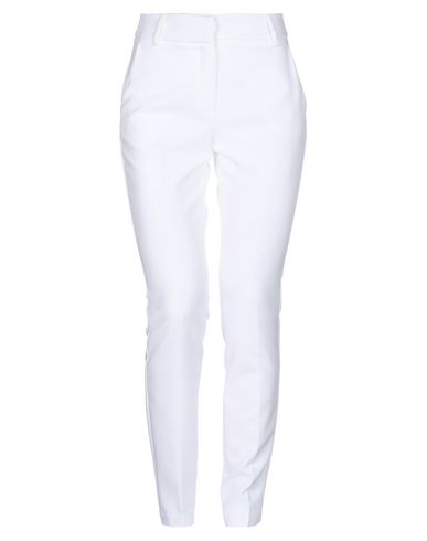 Ki6? Who Are You? Woman Pants White Size 8 Polyester, Elastane