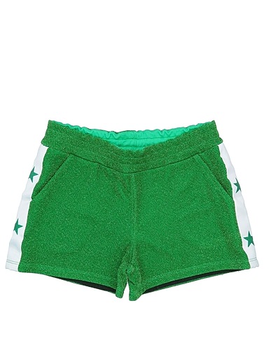 SHOPART Shorts & Bermuda Green 100% Polyester