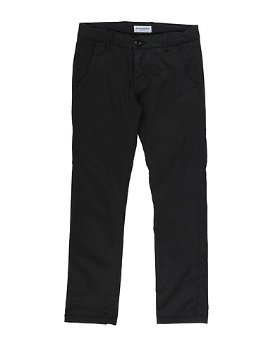 PAOLO PECORA Pantalone Nero 98% Cotone, 2% Elastan