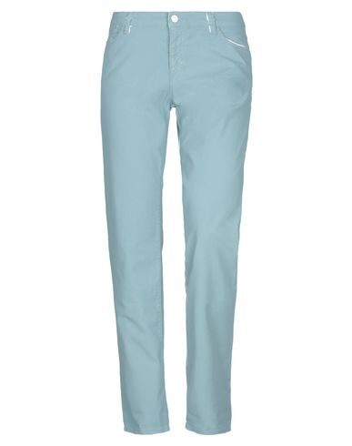 Shop Emporio Armani Woman Pants Light Green Size 30 Cotton, Elastane