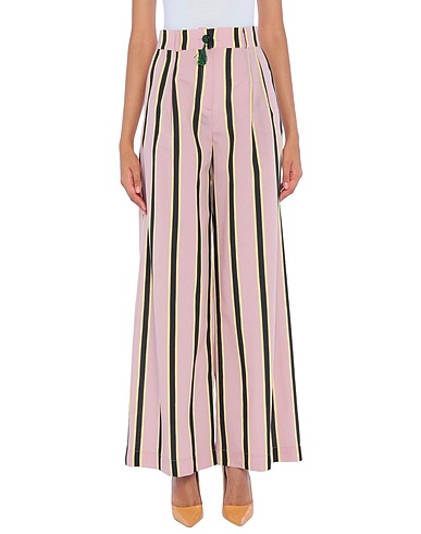 BRAND UNIQUE Casual trouser Pink 84% Viscose, 16% Polyamide