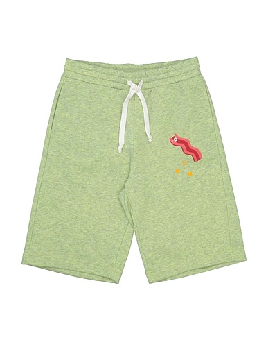 N°21 Shorts & Bermuda Light green 75% Cotton, 24% Polyester, 1% Elastane