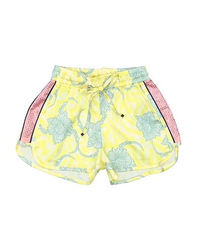 JOHN RICHMOND Shorts & Bermuda Lime green 100% Polyester, Cotton, Elastane