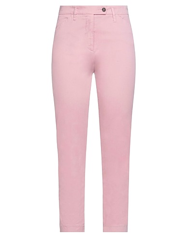 GOLD CASE Casual trouser Pink 97% Cotton, 3% Elastane