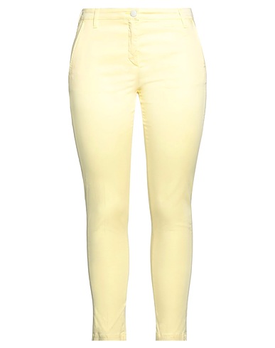 JACOB COHЁN Casual trouser Yellow 69% Lyocell, 29% Cotton, 2% Elastane