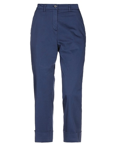 FAY Casual trouser Midnight blue 98% Cotton, 2% Elastane