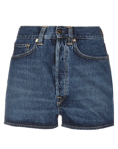 GOLDEN GOOSE Denim shorts Blue 100% Cotton