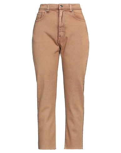 N°21 Casual trouser Khaki 98% Cotton, 2% Elastane