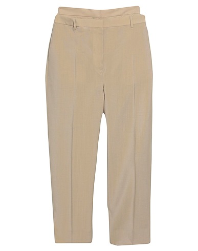 BURBERRY Casual pants Khaki 60% Mohair wool, 40% Wool, Cotton