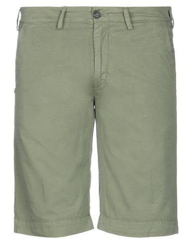 40weft Man Shorts & Bermuda Shorts Military Green Size 26 Cotton