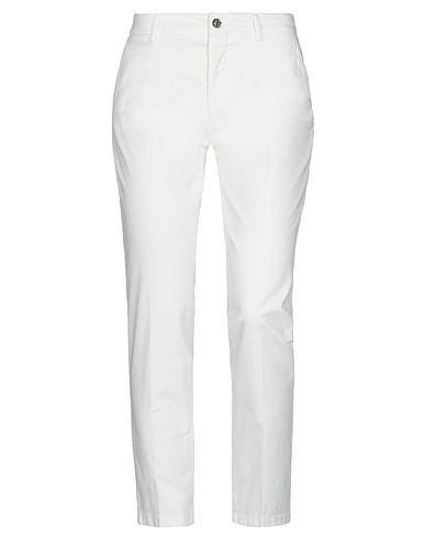 BERWICH Pantalone Bianco 98% Cotone, 2% Elastan