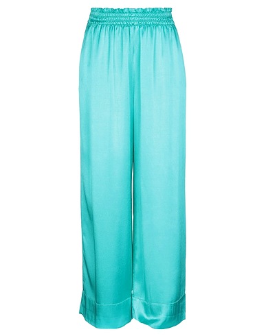 JUCCA Casual trouser Turquoise 100% Viscose