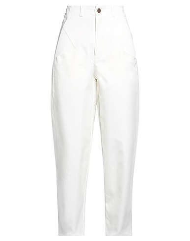 PHILOSOPHY di LORENZO SERAFINI Casual trouser White 70% Cotton, 30% Polyester
