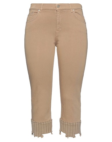 DONDUP Casual pants Camel 98% Cotton, 2% Elastane